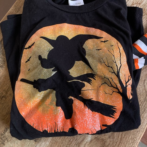 DISNEY HALLOWEEN MICKEY MOUSE Flying Witch Top S - Picture 11 of 11